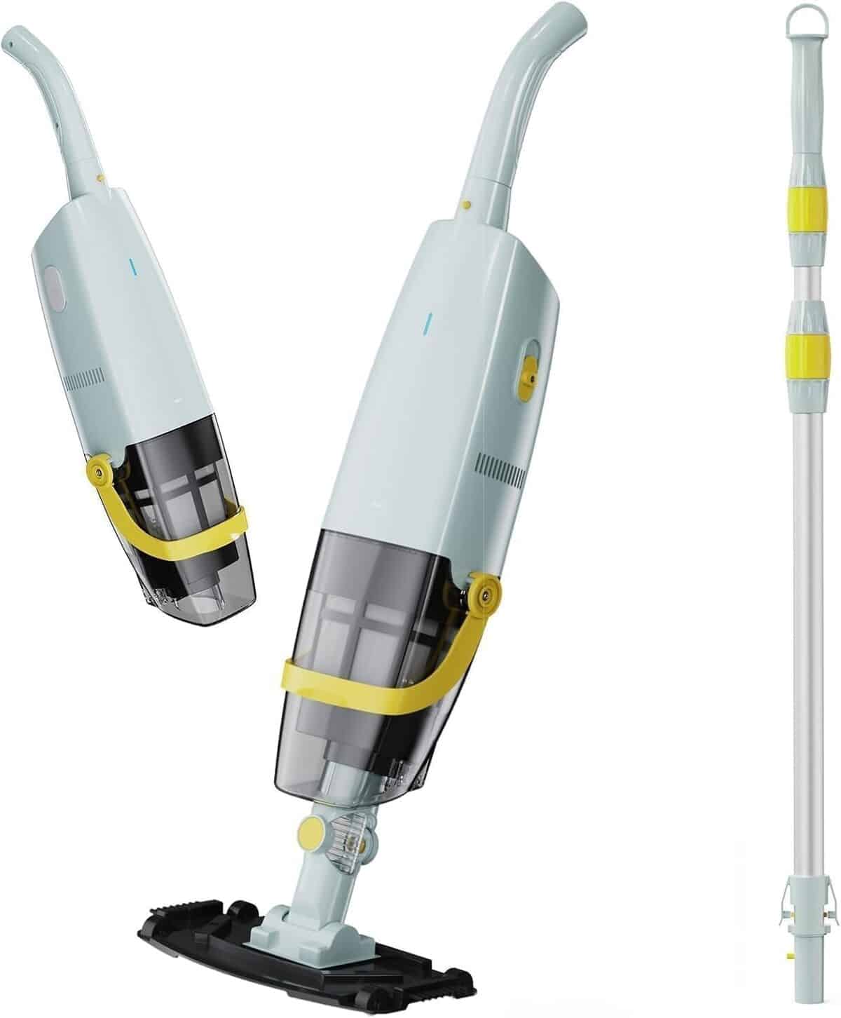 Test aspirateur piscine Lydsto S1 : 60 min d'autonomie sans fil