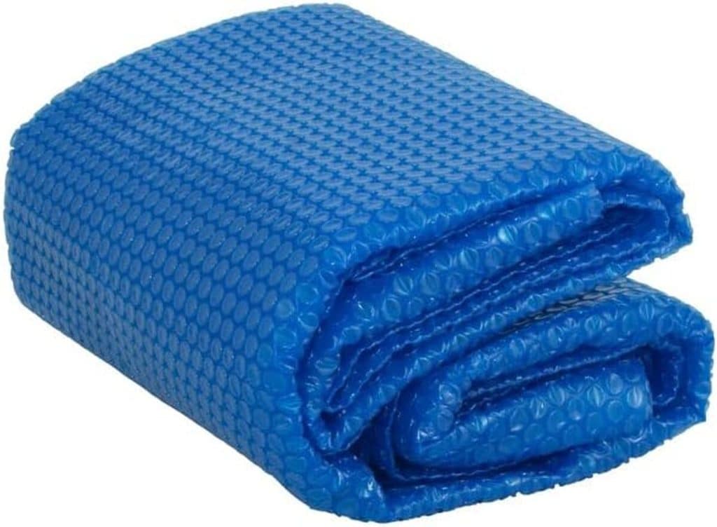 Test de la bâche à bulles piscine Terre Jardin 400 microns 10 x 5 bleu