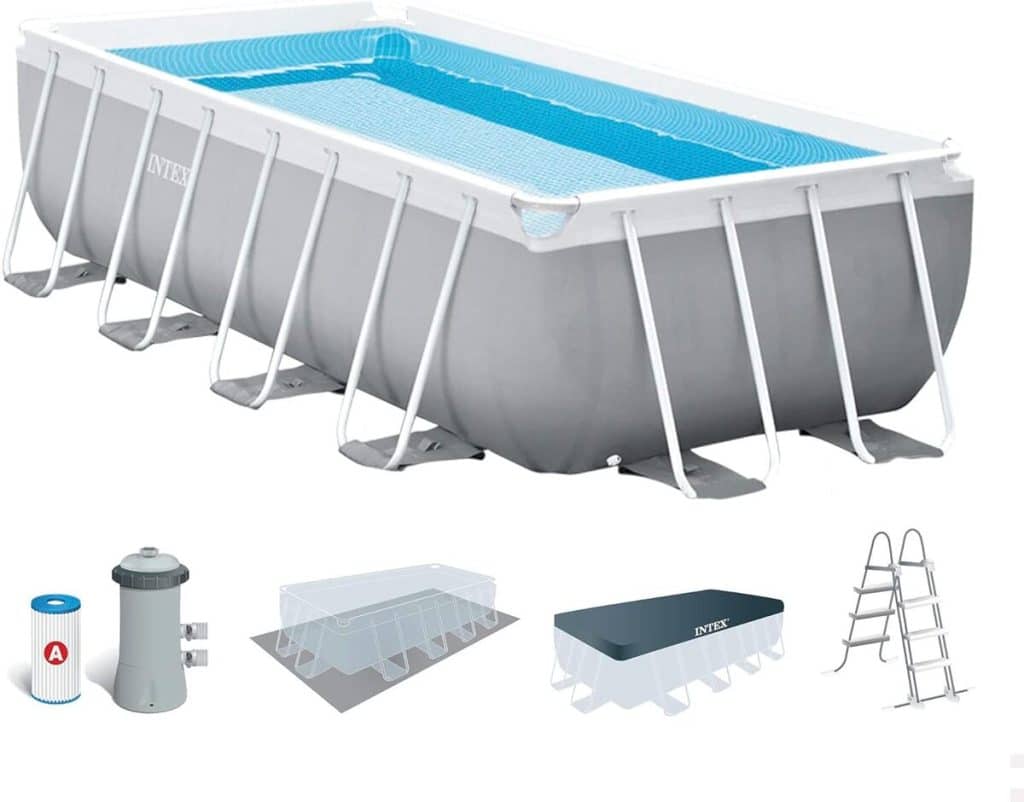 Test de la piscine tubulaire Intex Prism Frame 4, 88m x 2, 44m x 1, 07m