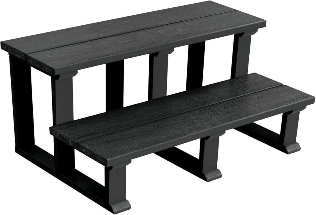 Test des marches d'escalier pour spa Highwood SPASTP-IA1-2x48-BKE, noir