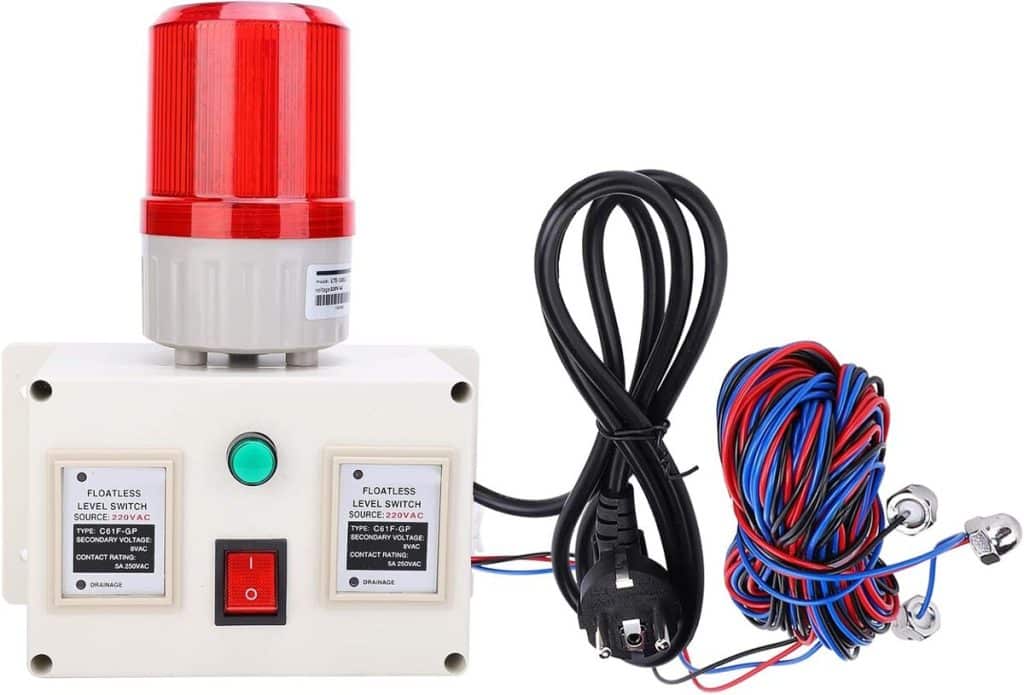 Test du capteur d'alarme de niveau d'eau 90-105 dB