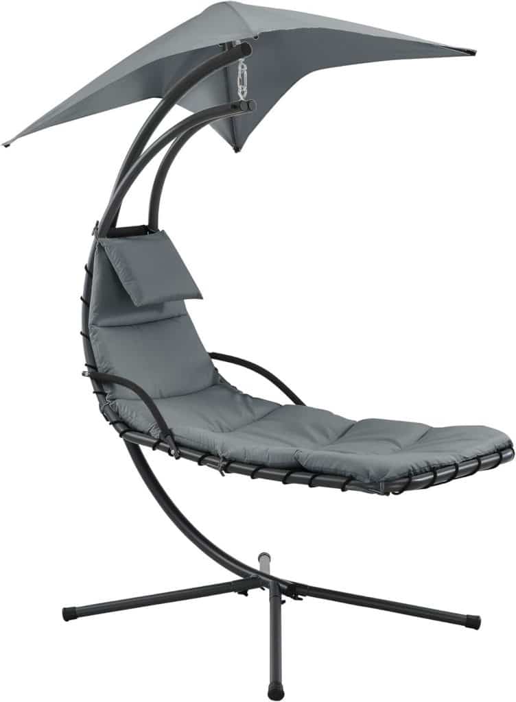 Test du transat bain de soleil suspendu robuste par Soleil Créations