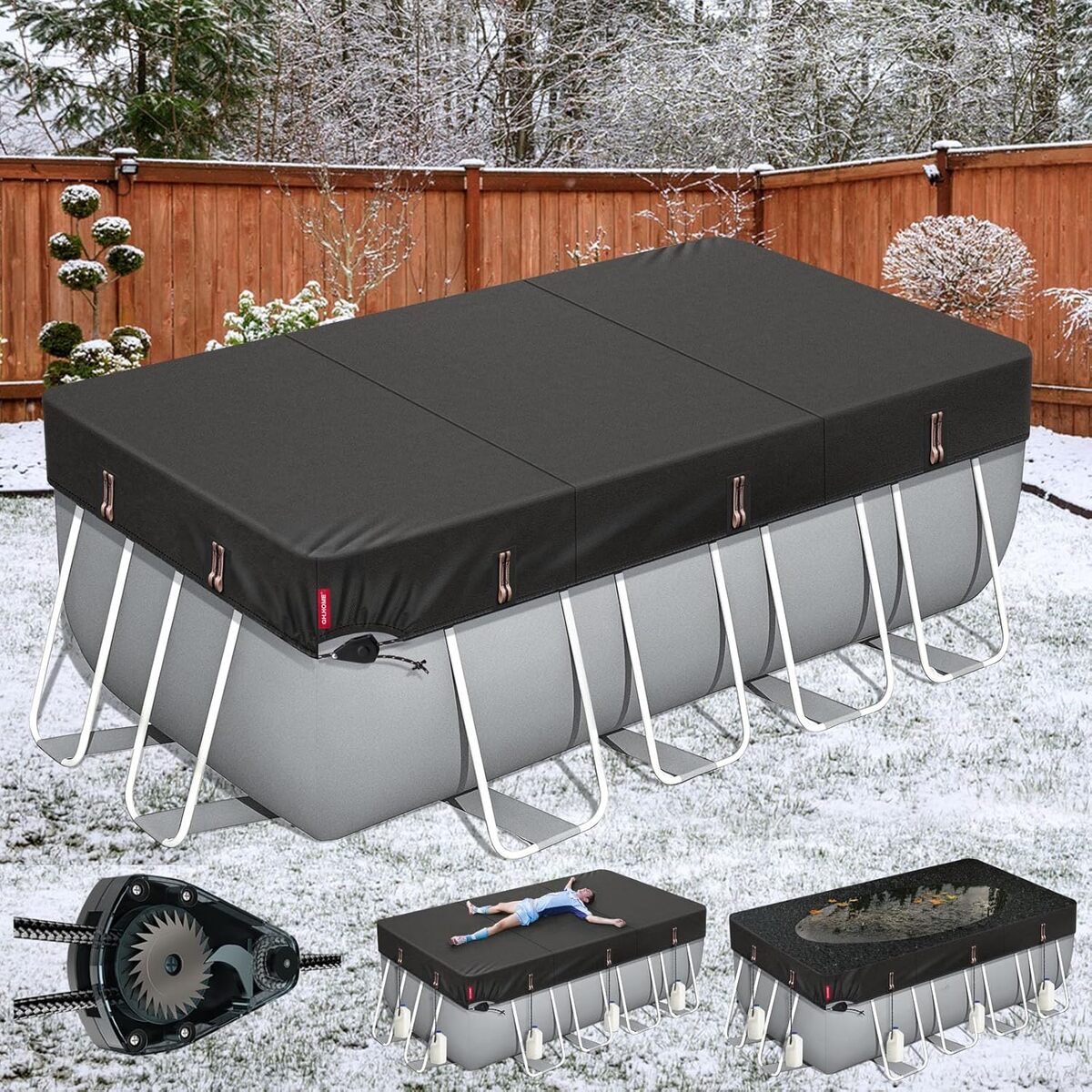 Test : housse de piscine QH.Home à serrage rapide