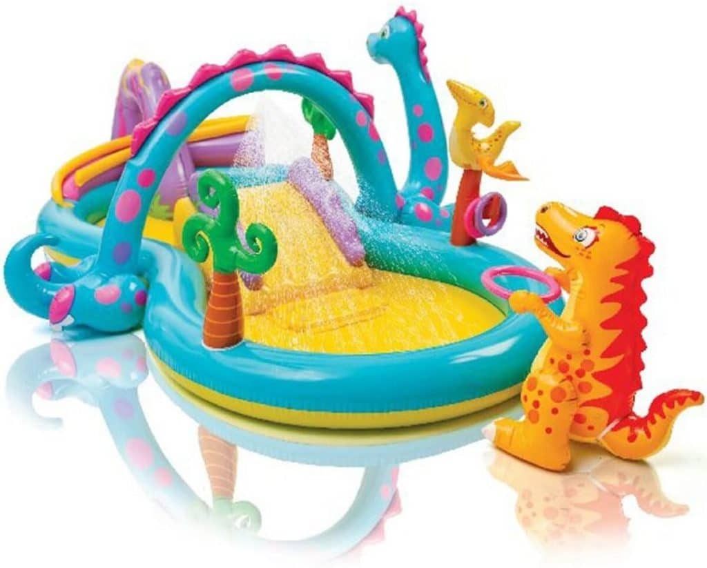 Test piscine gonflable Intex Dinoland 57135EP
