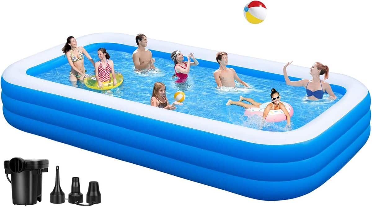 Test : piscine gonflable pleine grandeur pour adultes
