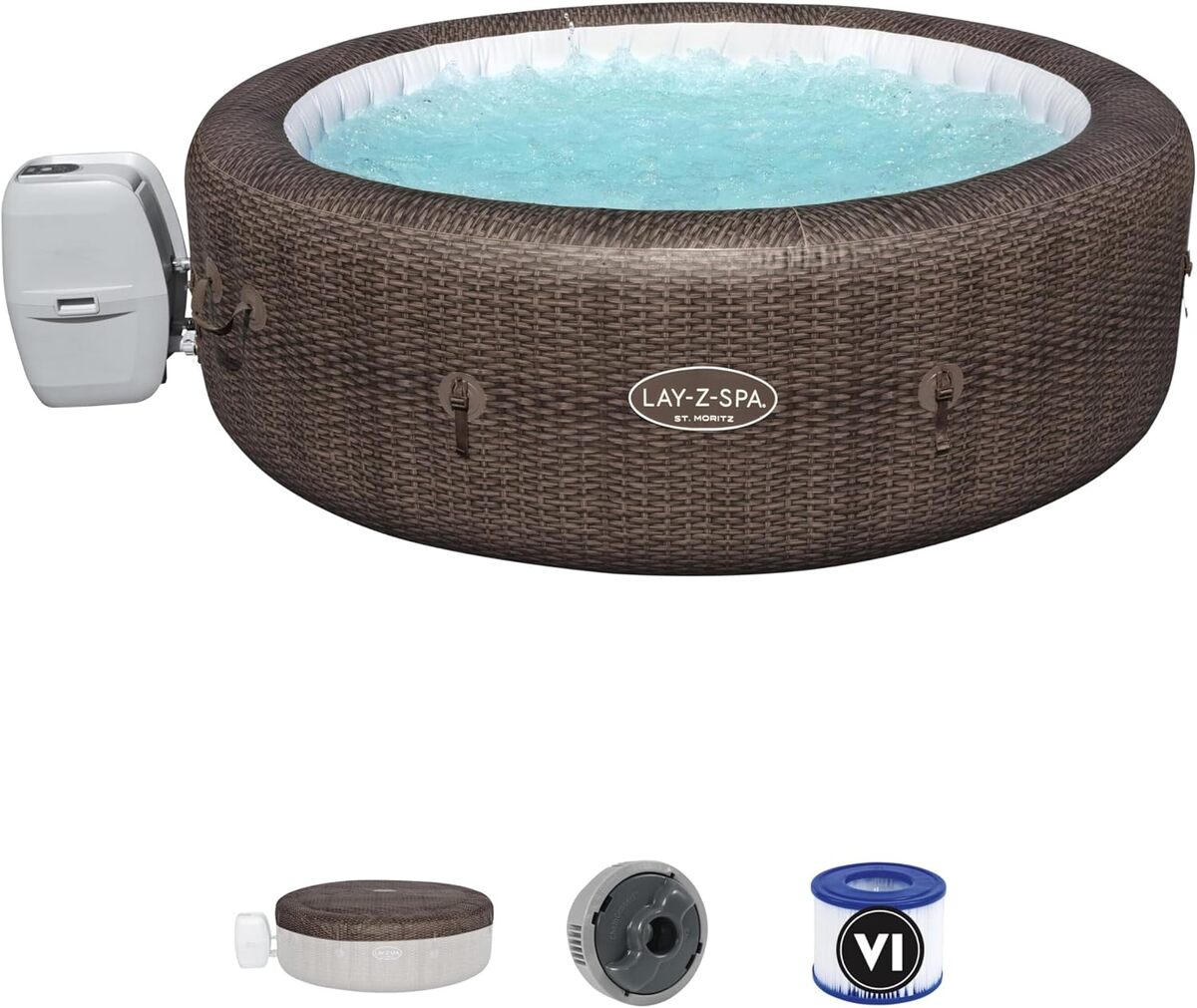 Test : spa gonflable Bestway LAY-Z-SPA St Moritz Airjet