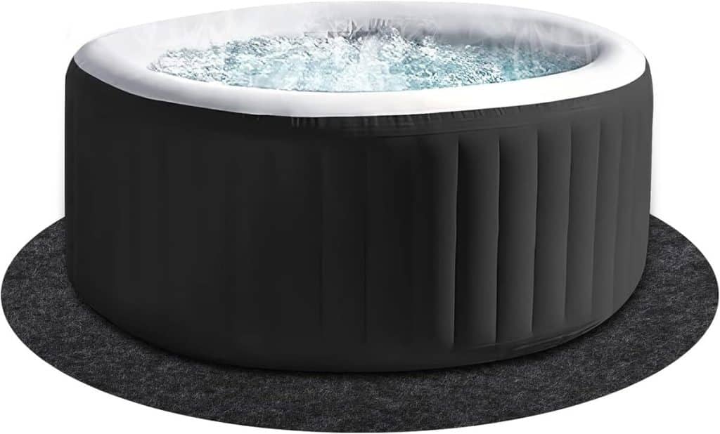 Test : tapis rond imperméable pour jacuzzi et spa