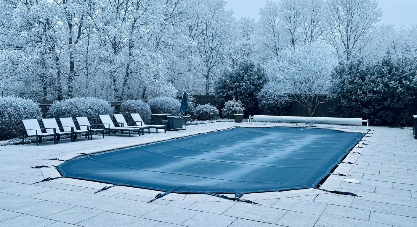 Protection hivernale des &eacute;quipements selon la piscine