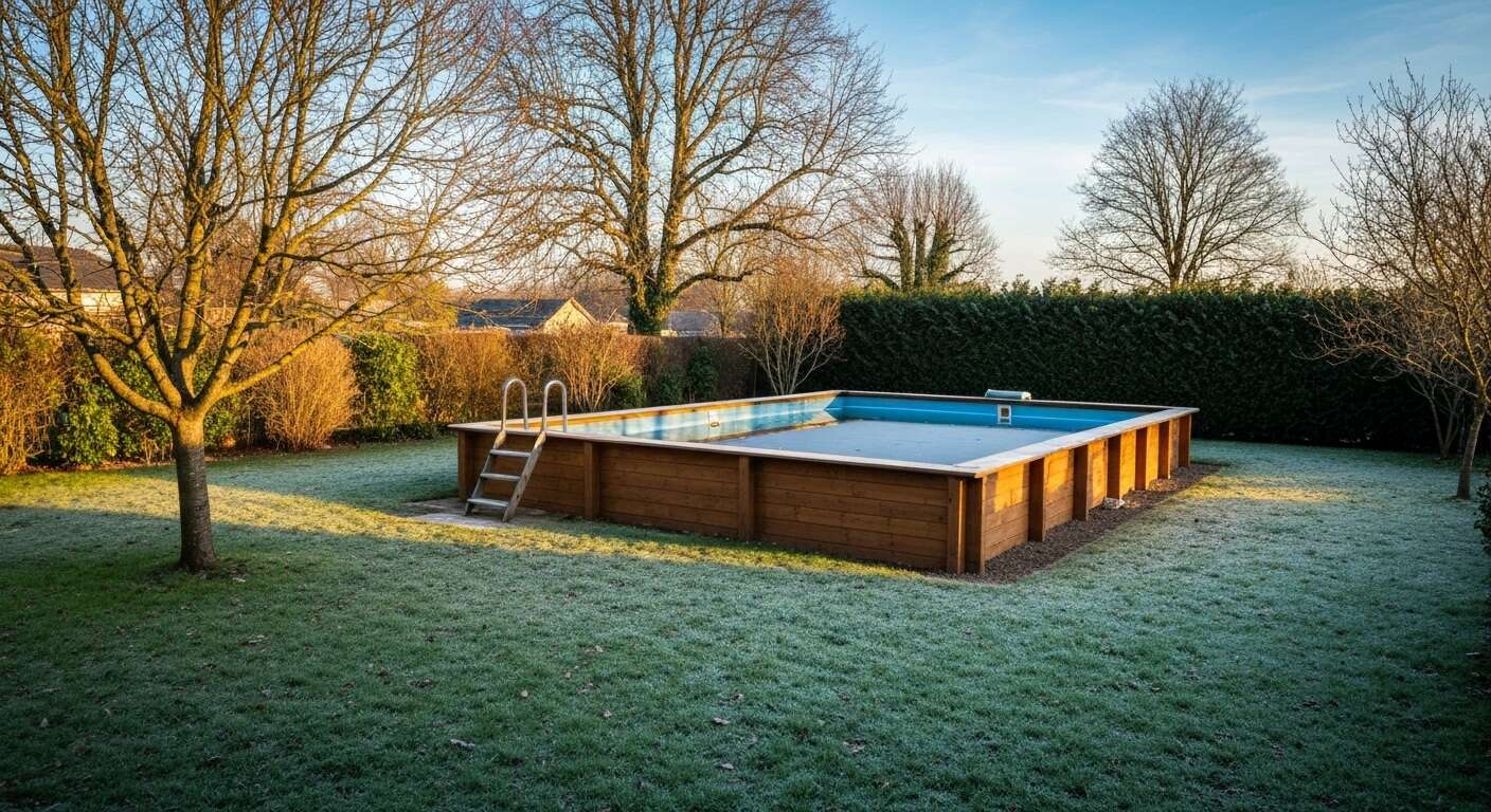 Couvrir le bassin pour l'hiver