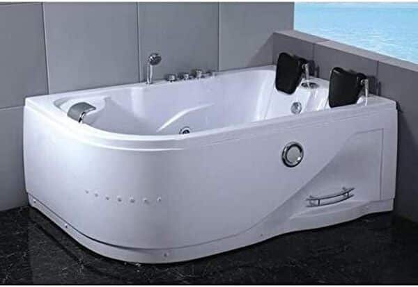 Bagno Italia Bain à remous de bain 180x120 cm version droite ou gauche en option 24 hydrojets à air et à eau radio I