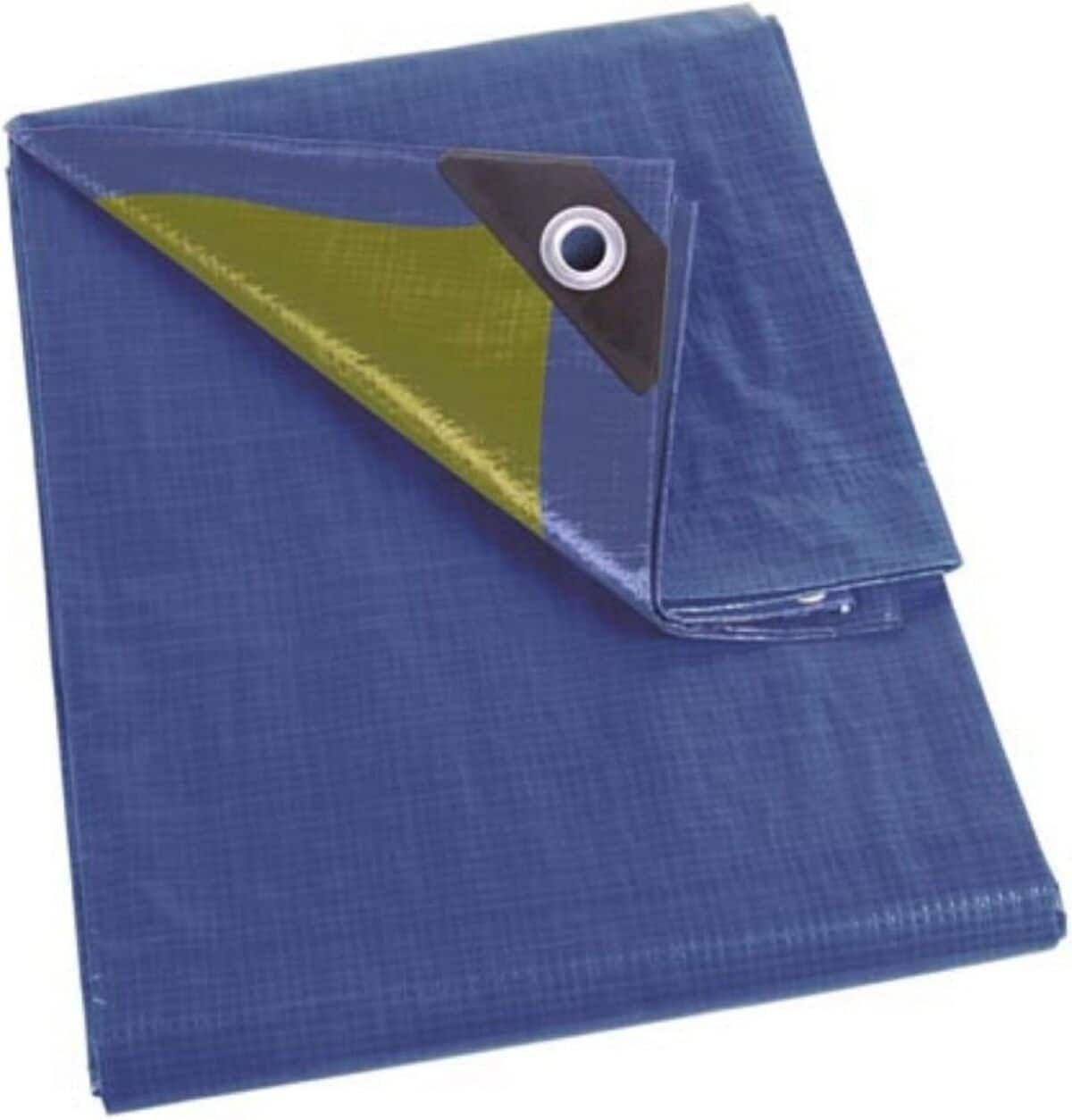 Test bâche imperméable Perel 12x15 m : résistance et protection renforcées