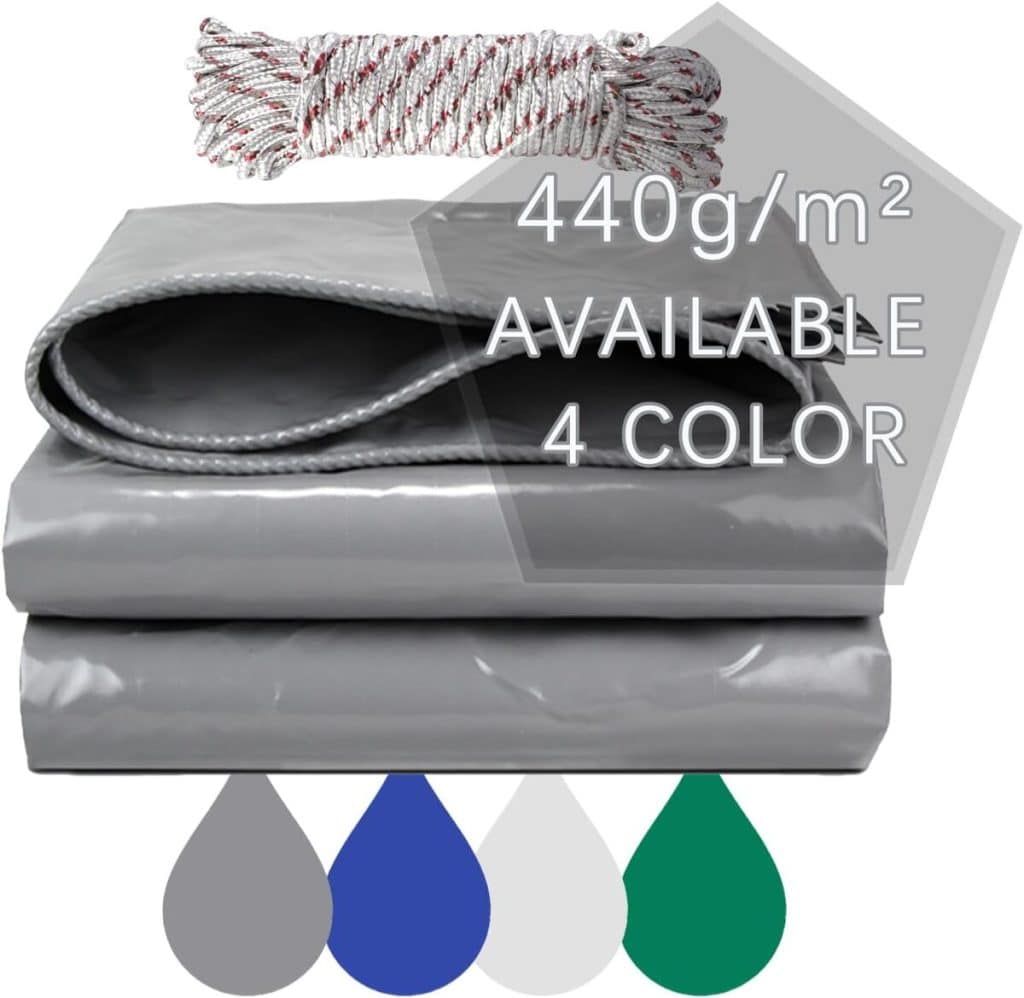 Test de la bâche imperméable Jianyana 440 g/m² : protection extérieure optimale