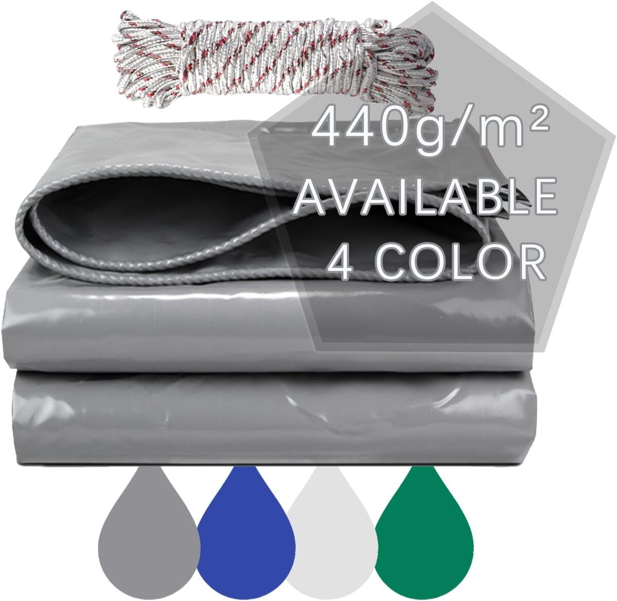 Test de la bâche imperméable Jianyana 440 g/m² : protection extérieure optimale