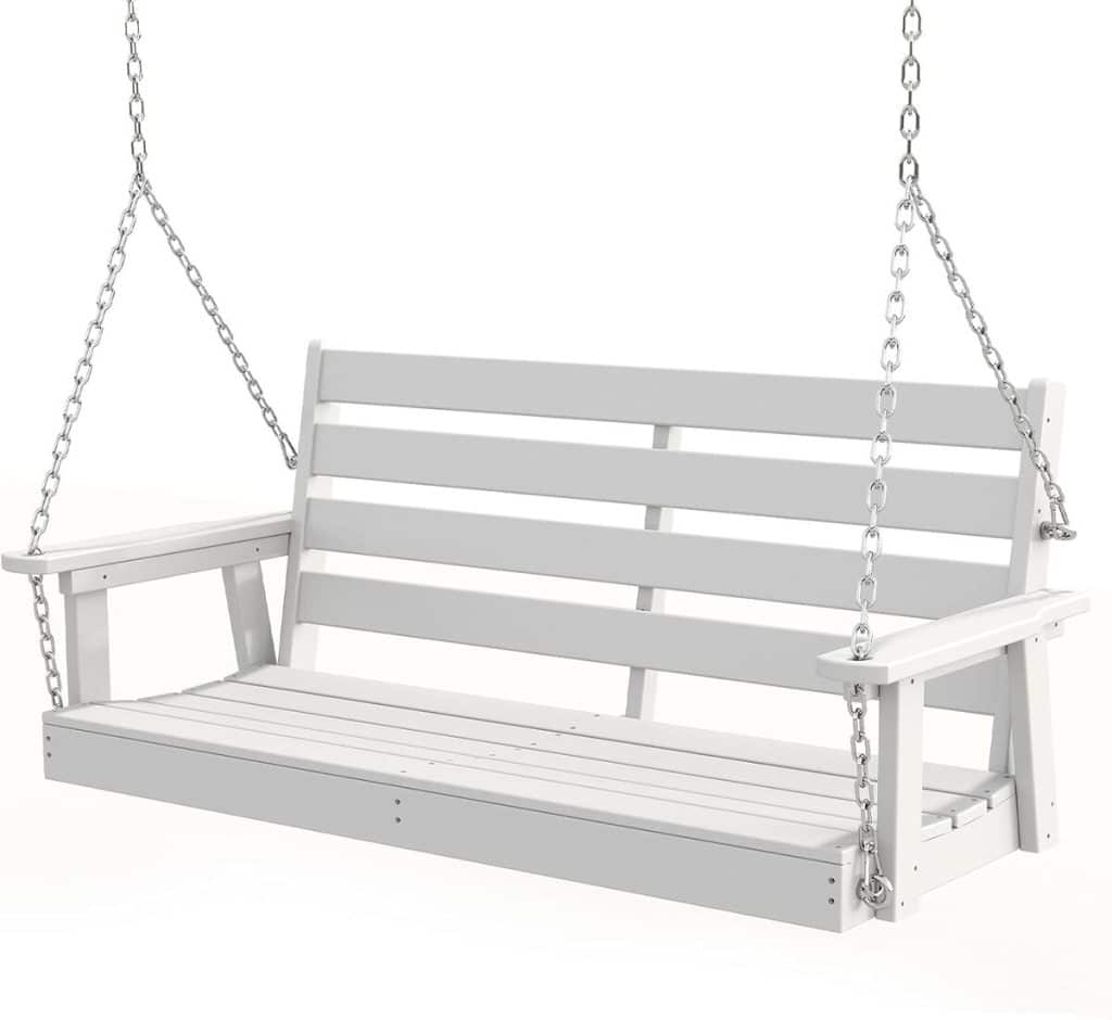 Test de la balancelle Greenvines 130 cm : design imperméable et robuste