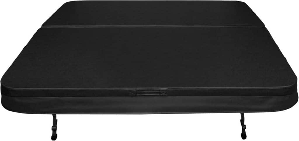 Test de la couverture de protection carrée pour jacuzzi 220 cm