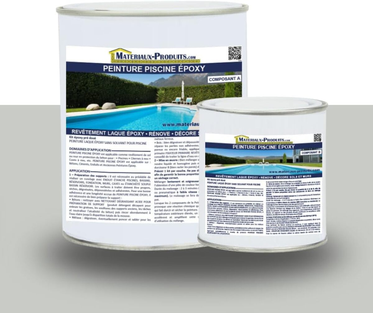 Test de la peinture piscine epoxy Matpro : adhérence maximale sur béton et ciment