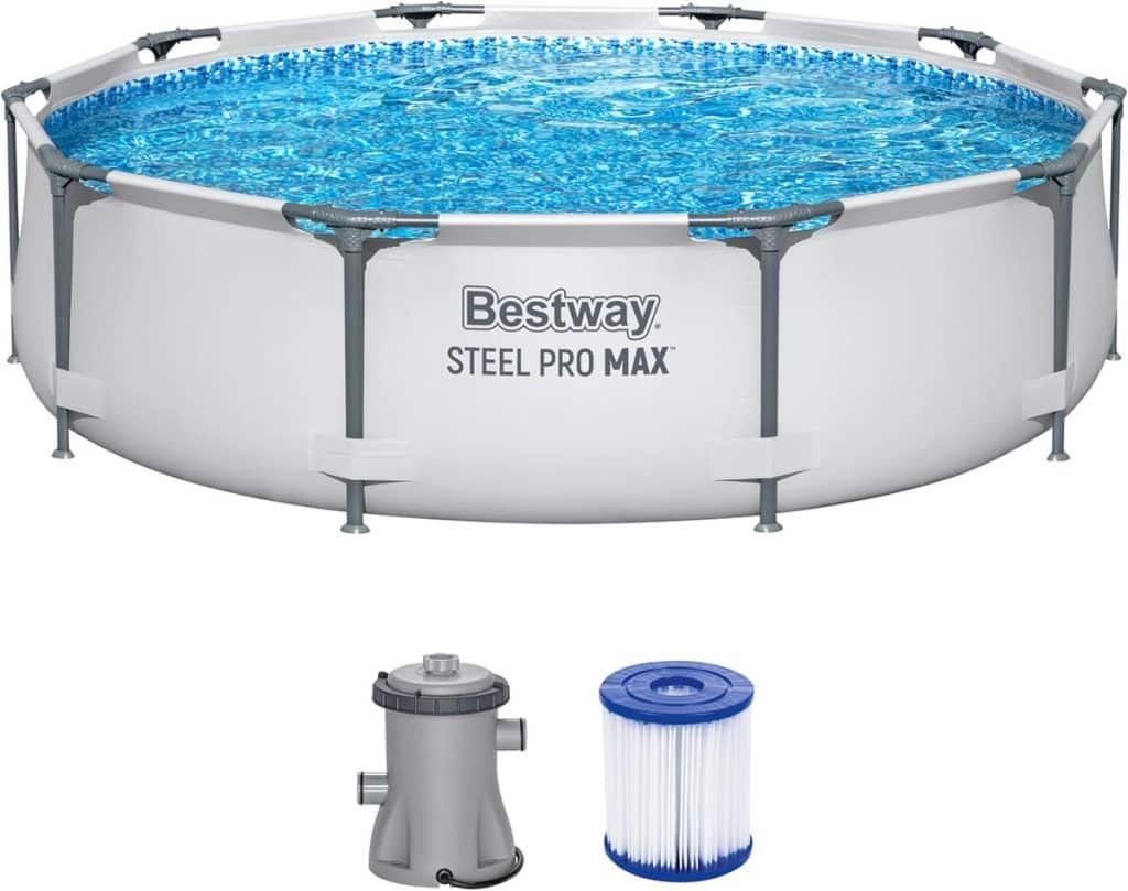 Test de la piscine ronde Bestway Steel Pro Max Frame Ø 305 x 76 cm