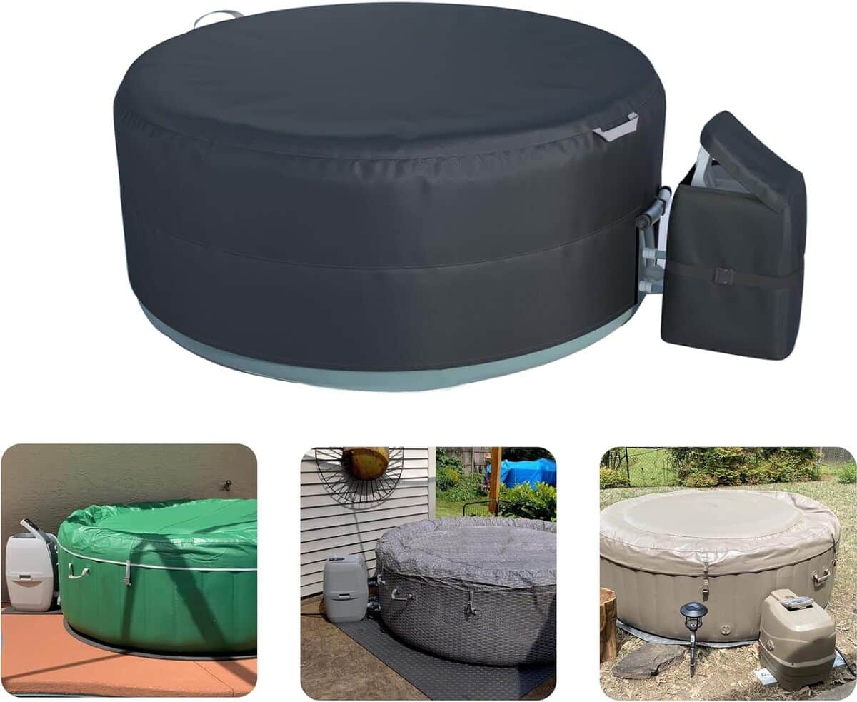 Test : housse isolante XCZ pour jacuzzi rond 195, 6 cm