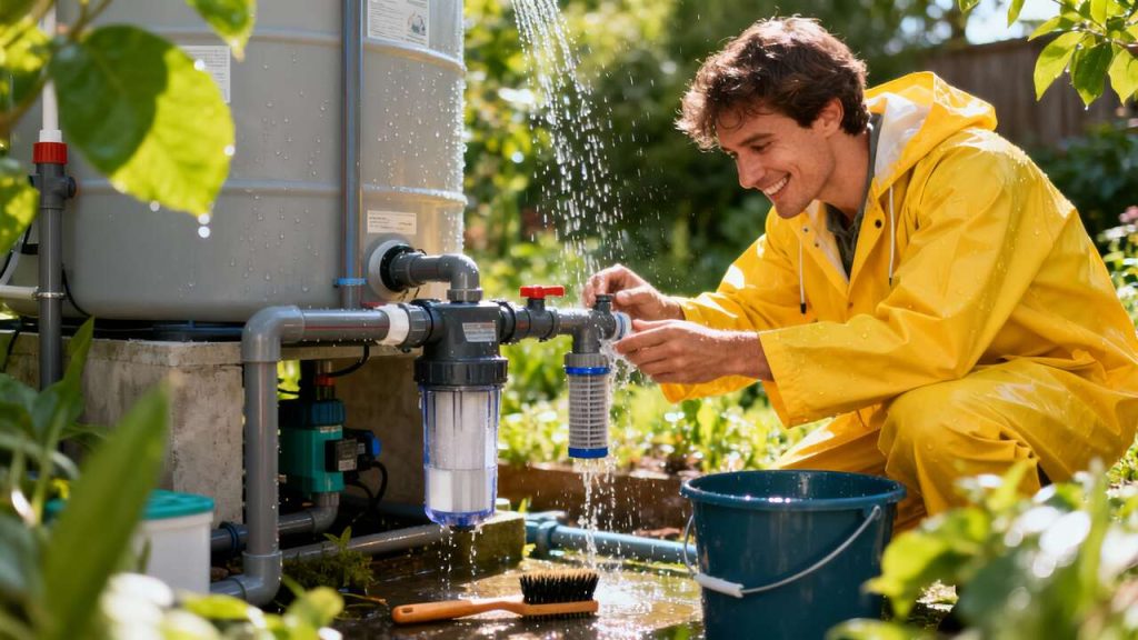 Comment entretenir un récupérateur d'eau de pluie ?