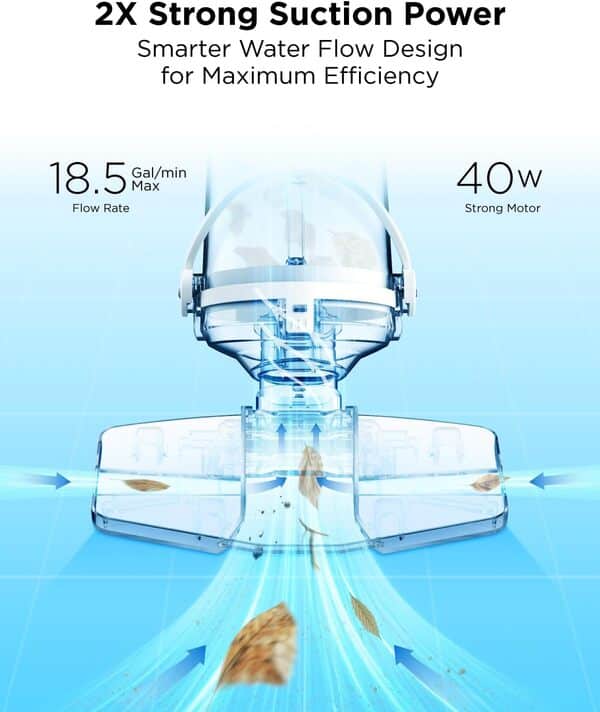 InoKraft Aspirateur de piscine Gris