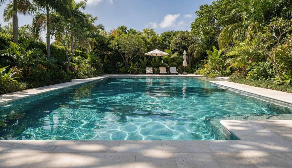 Efficacité du chlore lent dans les piscines fréquentées