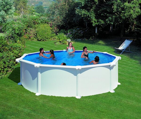 Gre FPR451 - Liner uni bleu pour piscines rondes Ø460 H:120cm, épaisseur 40/100e, système d'accroche