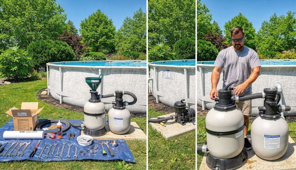 Installation filtre à sable piscine hors sol : guide étape par étape