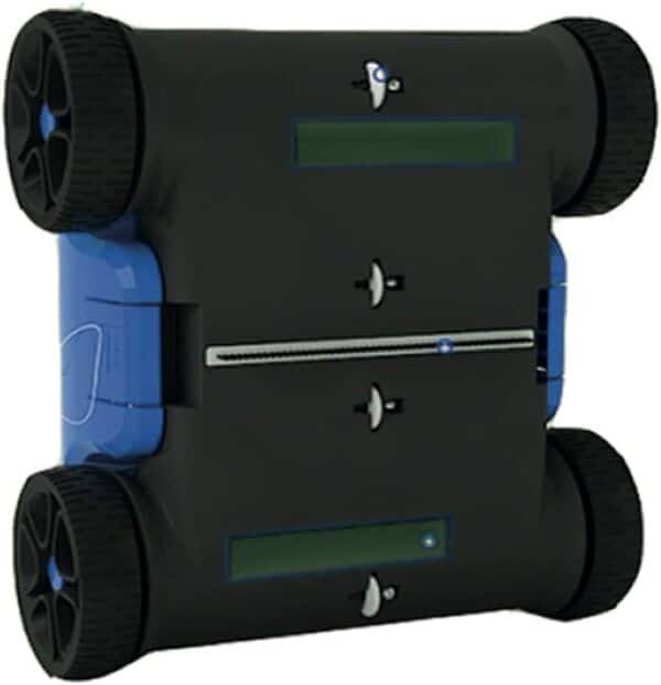 N NETSPA, RO-COYOTE2, Robot Aspirateur pour Piscine Coyote, Nettoyeur de Fond avec Un Système sans Fil et Une Batterie Rechargeable Intégrée, Capacité de Filtration de10 m3/h sur Une Surface de 80m2