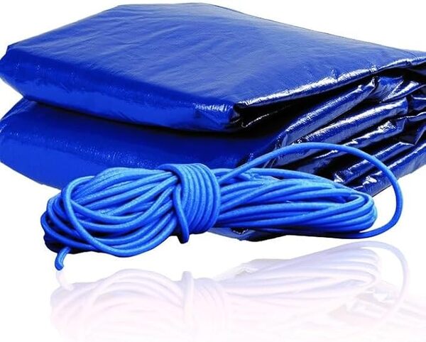 EDG by AQUALUX INTERNATIONAL Couverture Bâche de Protection pour Piscine Hors Sol - Dimensions 7,80 m x 4,00 - Hivernage Piscine