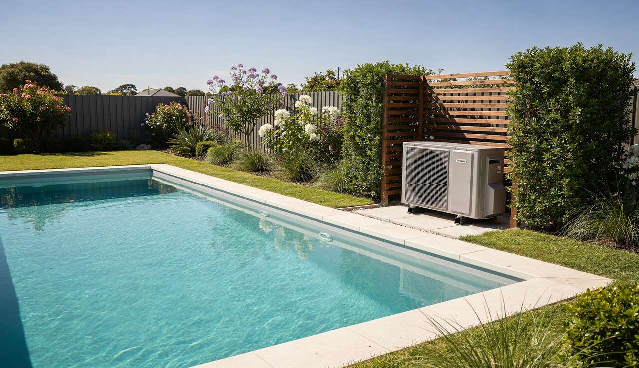 Atténuer le bruit des pompes à chaleur de piscine