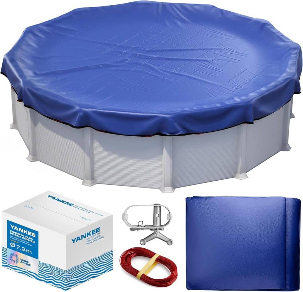 Test : bâche piscine ronde Yankee Ø 850 cm résistante