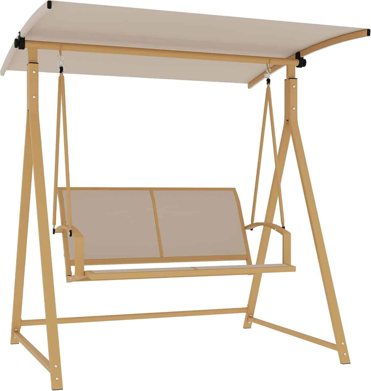 Test de la balancelle 2 places Outsunny avec auvent ajustable