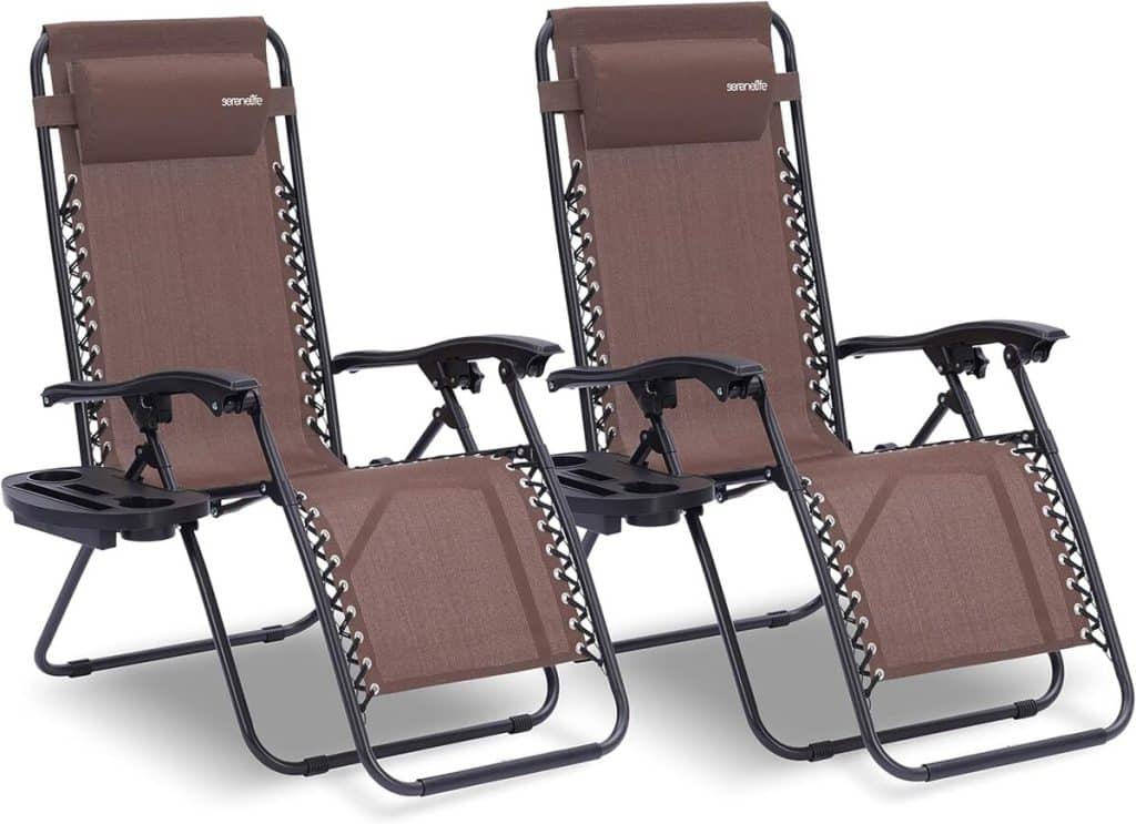 Test des chaises pliantes SereneLife : confort et praticité en extérieur