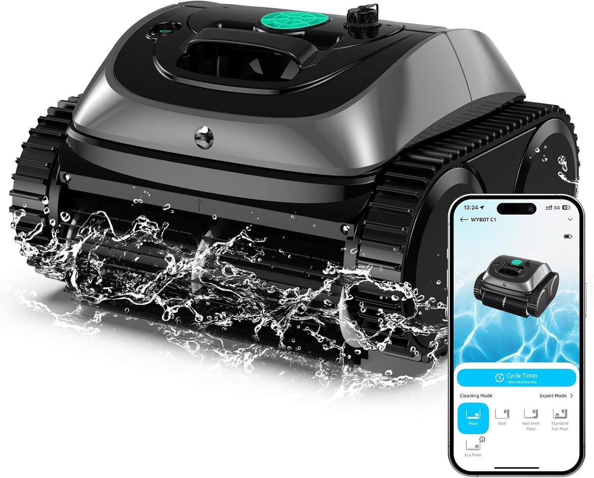 Test du robot piscine WYBOT C1 : efficacité extrême pour un nettoyage jusqu'à 150 m²