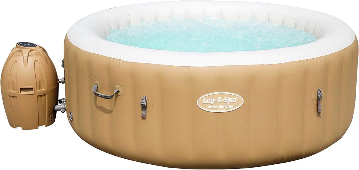 Test du spa gonflable Bestway Lay-Z-Spa Palm Springs Airjet