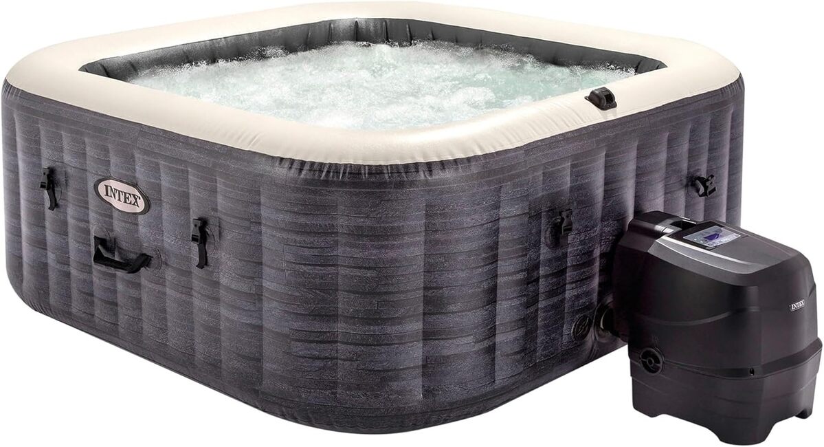 Test du spa Intex Greystone Deluxe 4 personnes, 2 200 W