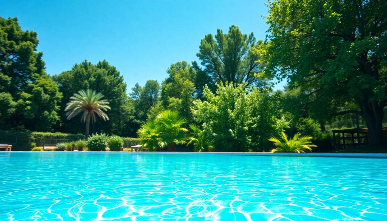 Eau de piscine verte malgré le chlore : causes et solutions
