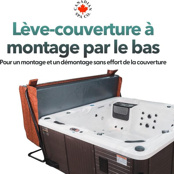 CANADIAN SPA CO. Bottom Mount Cover Lifter Hot Tub Élévateur de couverture pour hot Tub