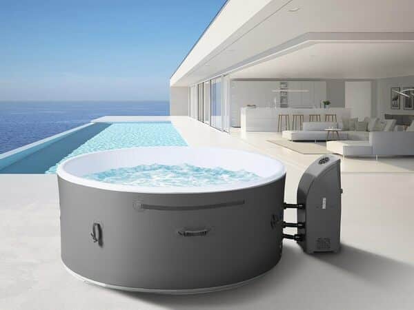 Spa Semi Rigide Venise - 5 Places - Blanc/Gris