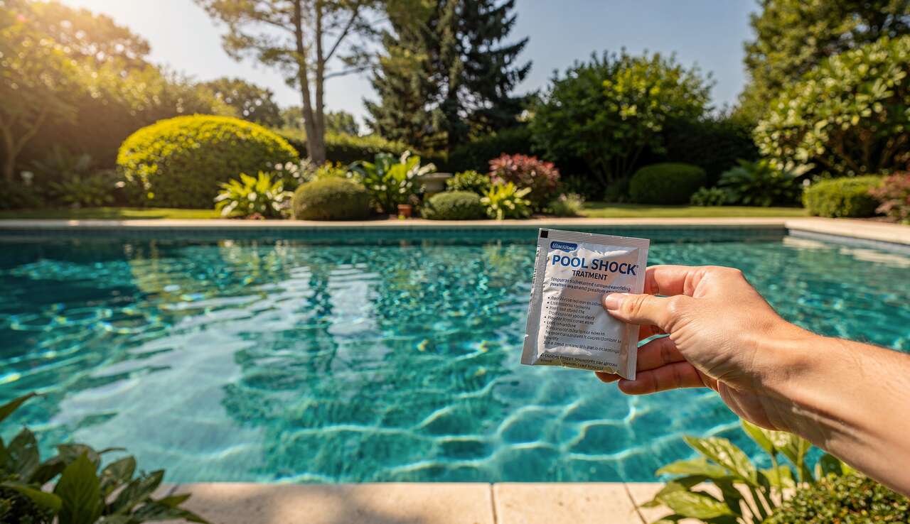 Chlore Choc : quand l'appliquer après un traitement anti-algues ?