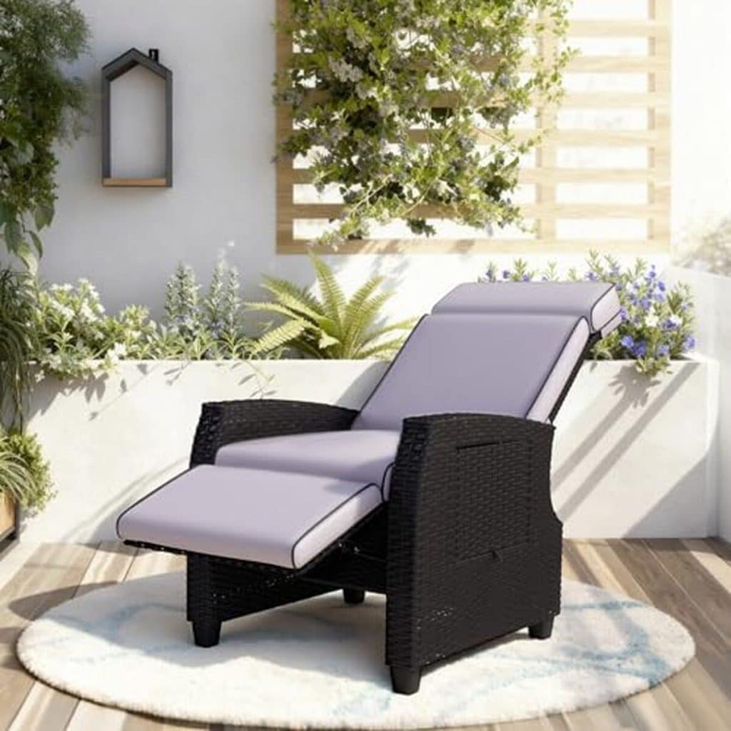 Test : chaise longue Belonid TY01, confort réglable en extérieur