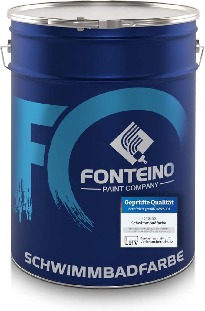 Test : peinture piscine Fonteino RAL7035 - 10L