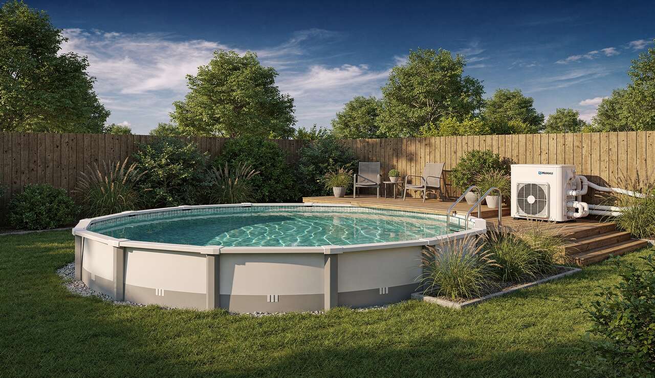 Installer une pompe &agrave; chaleur adapt&eacute;e aux piscines hors-sol