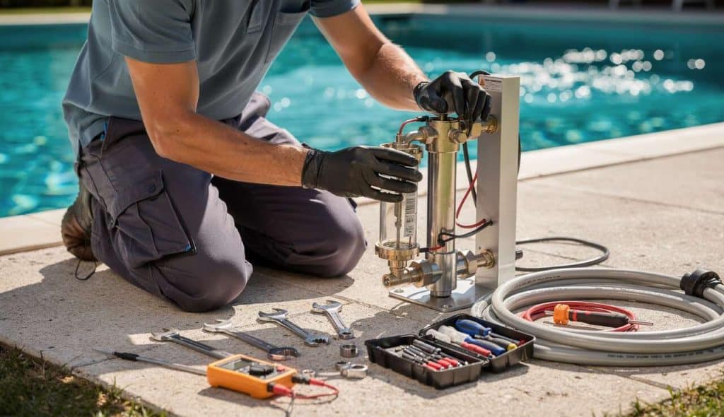 Changer la cellule de l'électrolyseur de piscine : guide pratique