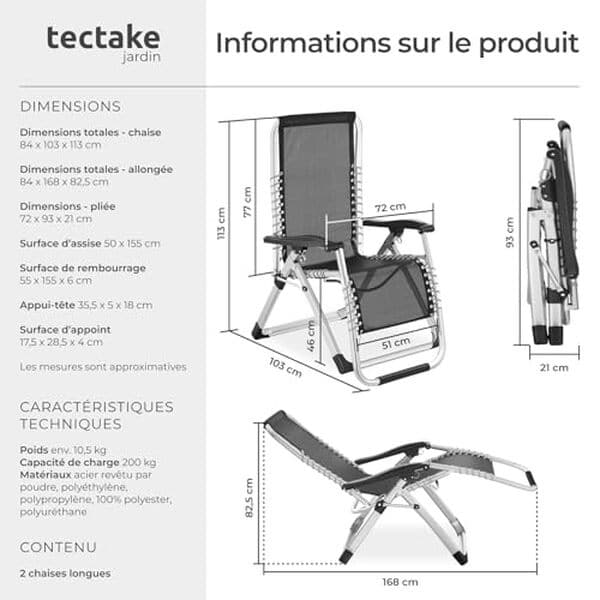 Découvrez notre test des chaises longues pliables TecTake : le confort au jardin enfin accessible. Plongez dans notre analyse détaillée pour faire le meilleur choix pour votre espace extérieur.