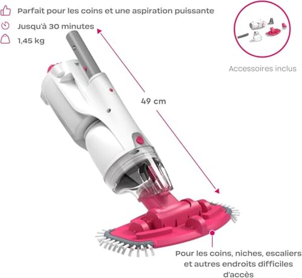 Découvrez notre avis complet sur l'aspirateur piscine BWT BC30 : nettoyage sans fil efficace, autonomie et fonctionnalités pour une piscine impeccable.