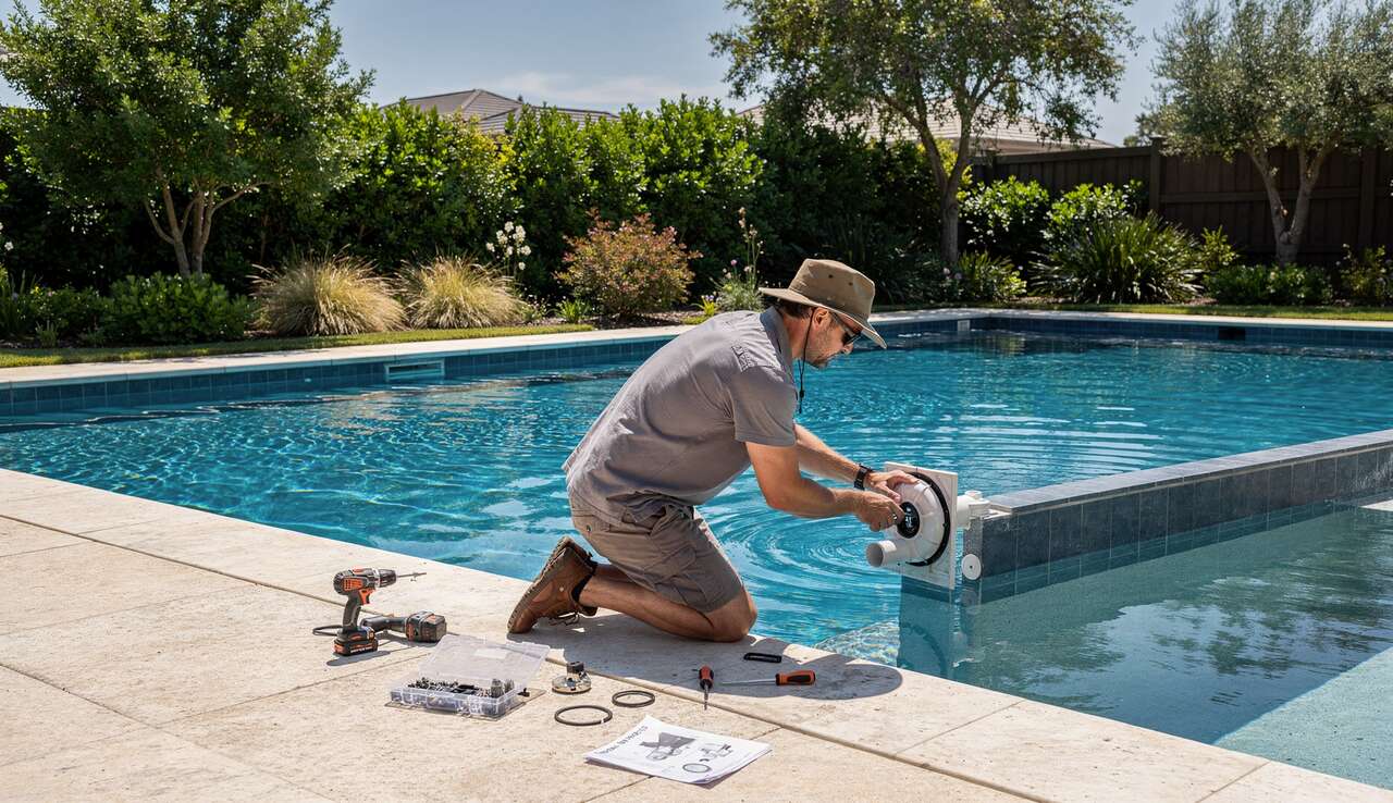 Guide d'installation des pi&egrave;ces &agrave; sceller dans votre piscine