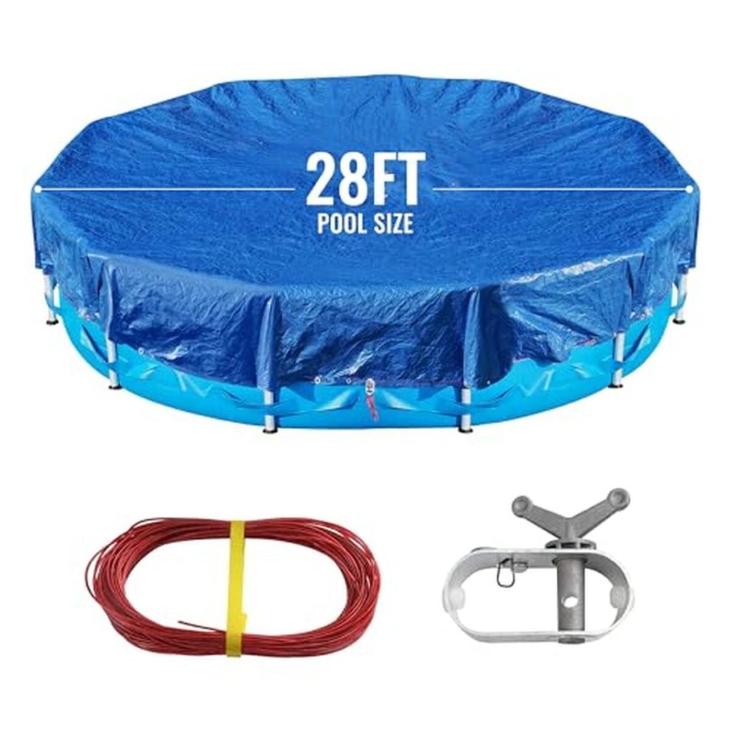 Test bâche piscine hors-sol 9, 5 m : protection robuste UV