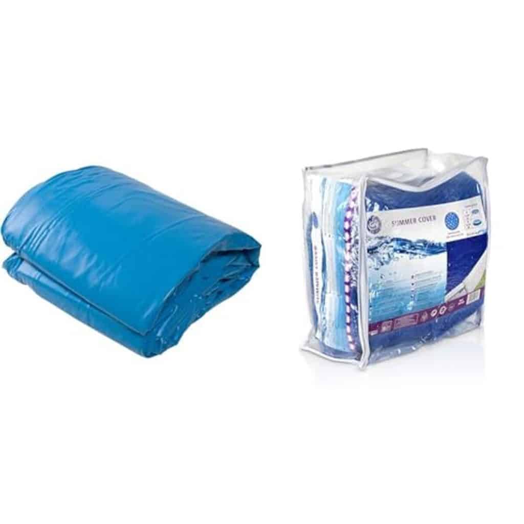 Test : liner et bâche Gre pour piscines rondes 350 cm