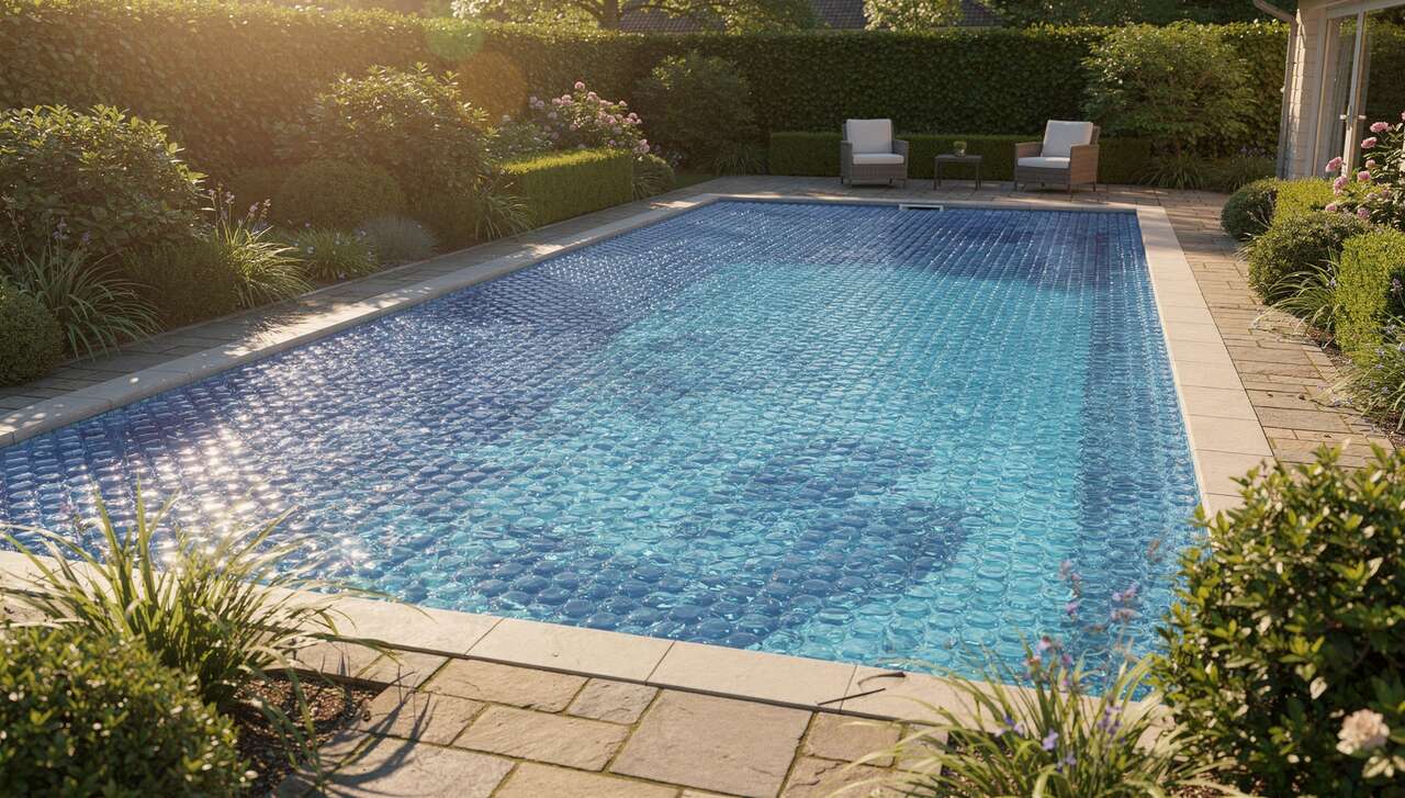 Moins de nettoyage gr&acirc;ce &agrave; une b&acirc;che &agrave; bulles